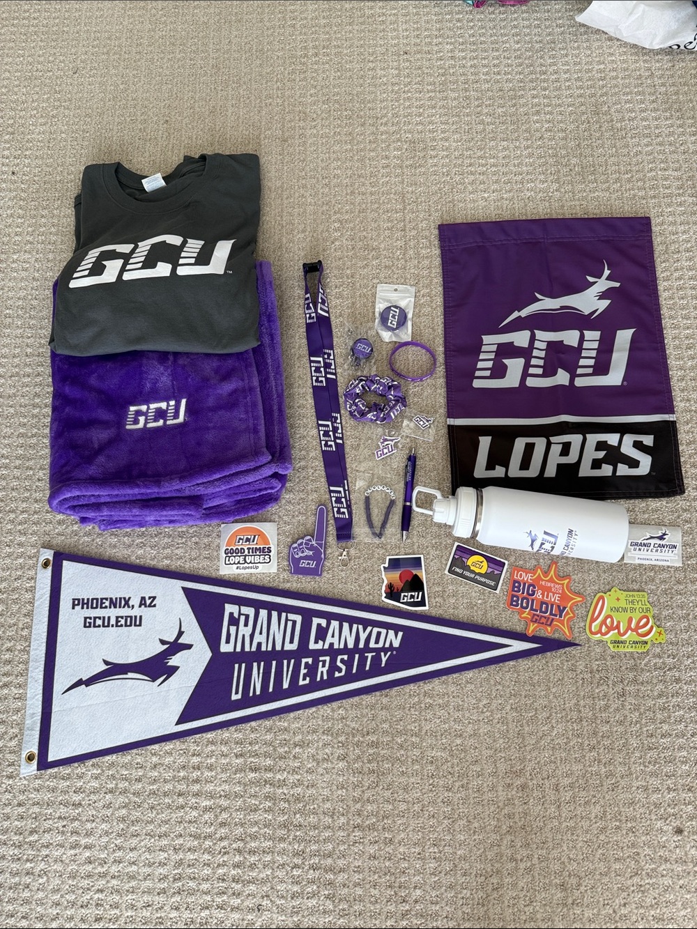 Grand Canyon University GCU large lot of merch